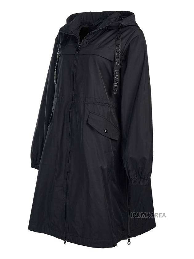 Melissa Long Windbreaker Black - DUVETICA - BALAAN 3