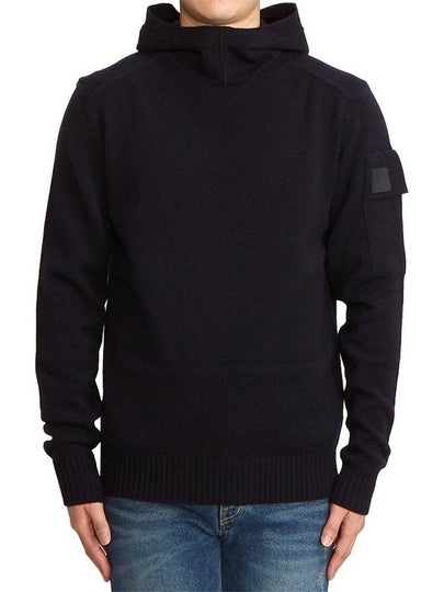 Metropolis Hooded Knit Top Navy - CP COMPANY - BALAAN 2