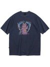 Funtime Teddy Pigment Short Sleeve T Shirt Dark Blue - CPGN STUDIO - BALAAN 1