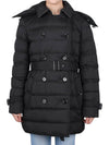 Detachable Hoodie Puffer Coat Padded Black - BURBERRY - BALAAN 3