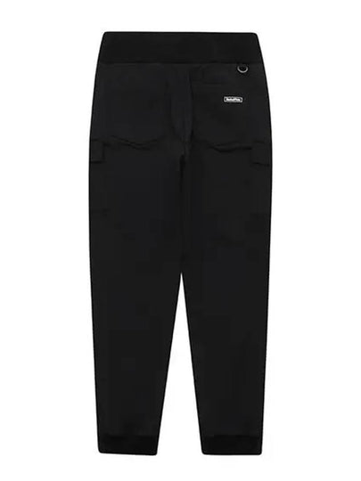 white brushed cargo jogger pants 5053LXWNBLACK - BLACK&WHITE - BALAAN 2