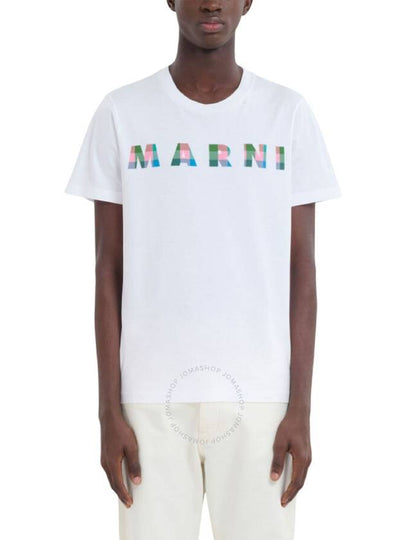 Marni Logo Print Cotton T Shirt Brand Size 44 US Size 34 - MARNI - BALAAN 2