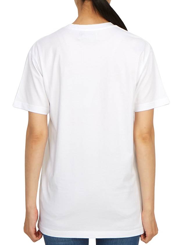 ORB Logo Cotton Short Sleeve T-Shirt White - VIVIENNE WESTWOOD - BALAAN 7