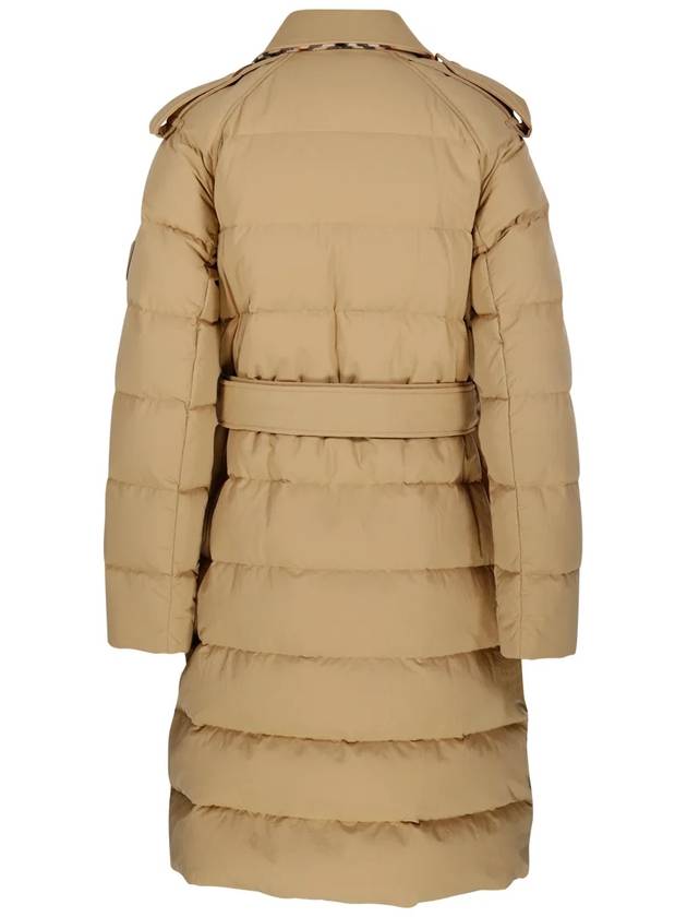 Double Breasted Mid Length Down Padded Beige - BURBERRY - BALAAN 4