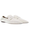 Leather Penny Loafers White - TOD'S - BALAAN 3