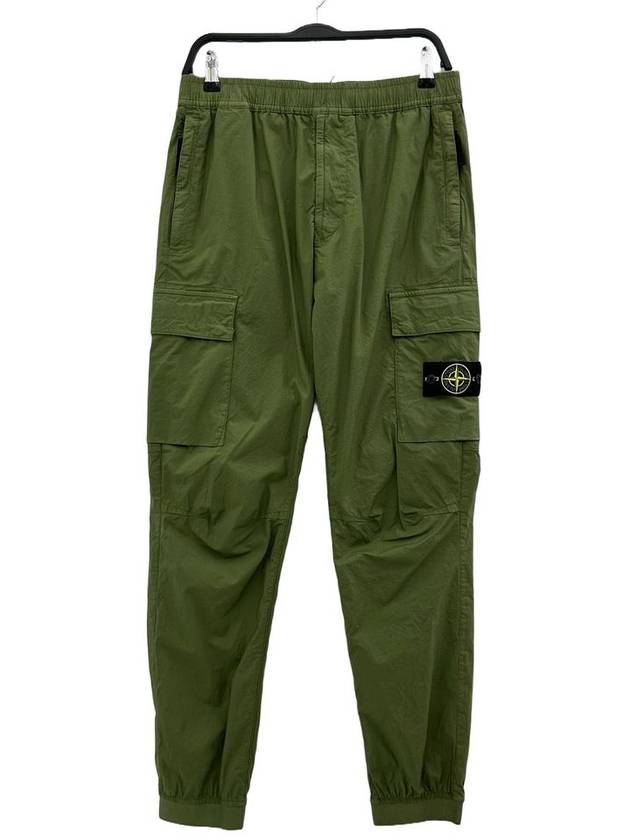 Men's Tella Paracadute Regular Fit Cargo Pants Khaki - STONE ISLAND - BALAAN 2