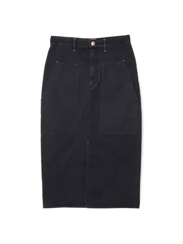 Flozia H Line Skirt Black - ISABEL MARANT - BALAAN 1