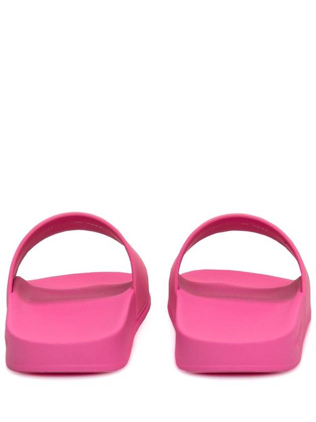 logo strap rubber slide slippers pink - GIVENCHY - BALAAN 4