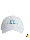 Angus Embroidered Logo Ball Cap White - J.LINDEBERG - BALAAN 2