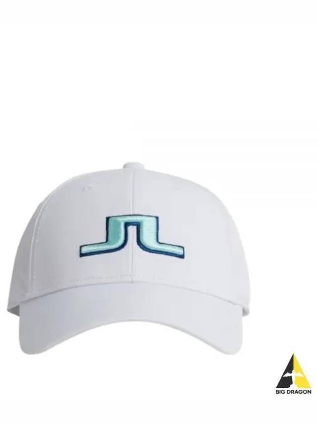 Angus Embroidered Logo Ball Cap White - J.LINDEBERG - BALAAN 2