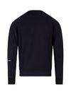 Logo Patch Crew Neck Sweatshirt Black - CP COMPANY - BALAAN 3