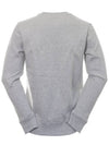 Alpha Crew Neck Sweater Light Grey Melange - J.LINDEBERG - BALAAN 3