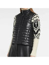 Valrs Logo Padded Vest Black - MONCLER - BALAAN 6