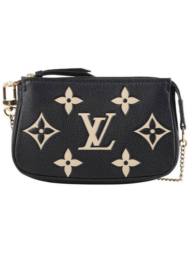 M80732 Monogram Empreinte Bicolor Mini Pochette Accessois Pouch Bag 34272Y - LOUIS VUITTON - BALAAN 1