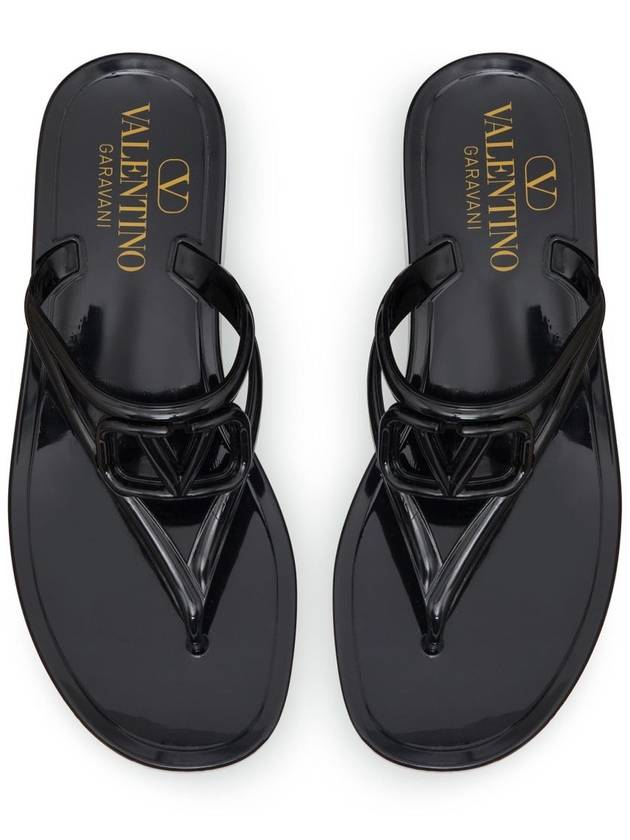 Valentino Garavani Sandals Black - VALENTINO - BALAAN 4