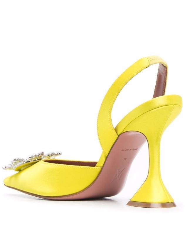 Amina Muaddi With Heel Yellow - AMINA MUADDI - BALAAN 4