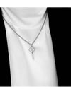 Square Bar Chain Surgical Daily Layered Fashion M SUF Necklace Silver - BASSCLEF - BALAAN 3