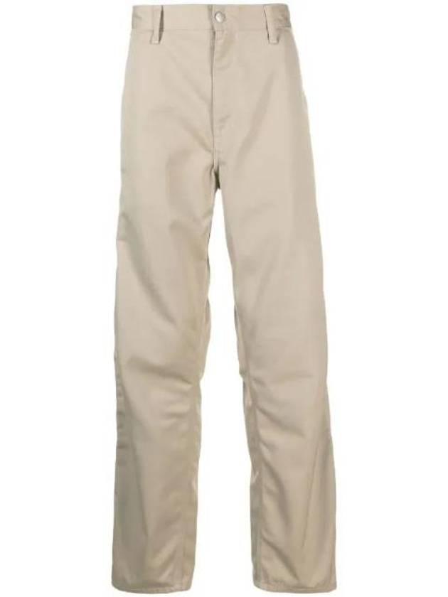 Logo Patch Straight Pants I020075 - CARHARTT WIP - BALAAN 1