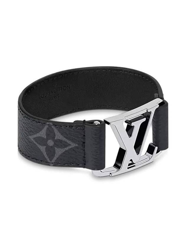 Men's Hockenheim Bracelet Silver Black - LOUIS VUITTON - BALAAN 3