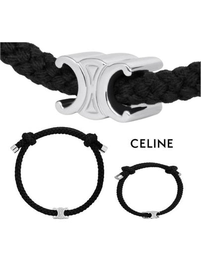 Triomphe Beach Bracelet Black - CELINE - BALAAN 2