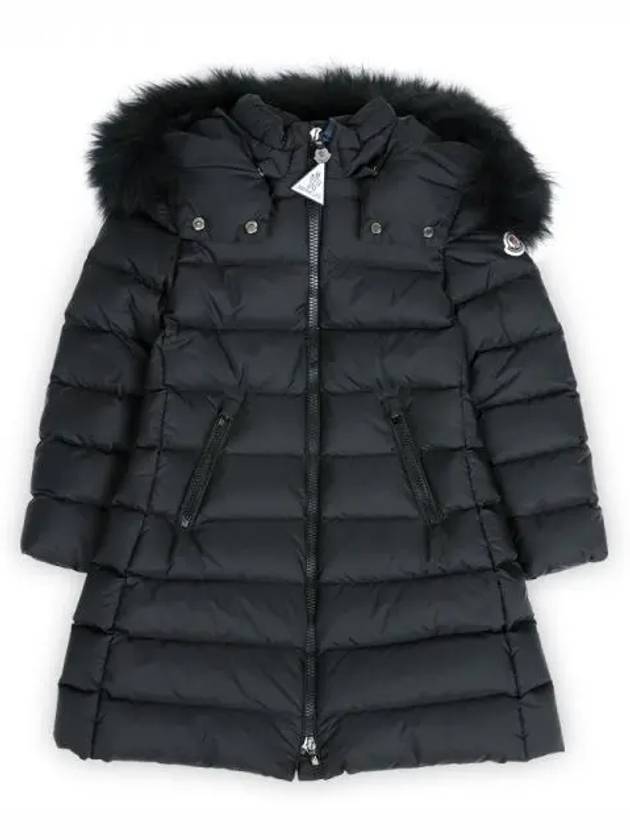 Kids ABELLE Long Down Padded Jacket Black 1C00018 5968E 999 1213541 - MONCLER - BALAAN 1