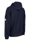 Men's Wappen Patch Hooded Jacket Navy - STONE ISLAND - BALAAN 5