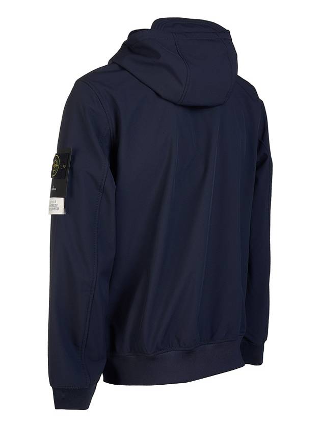 Men's Wappen Patch Hooded Jacket Navy - STONE ISLAND - BALAAN 5