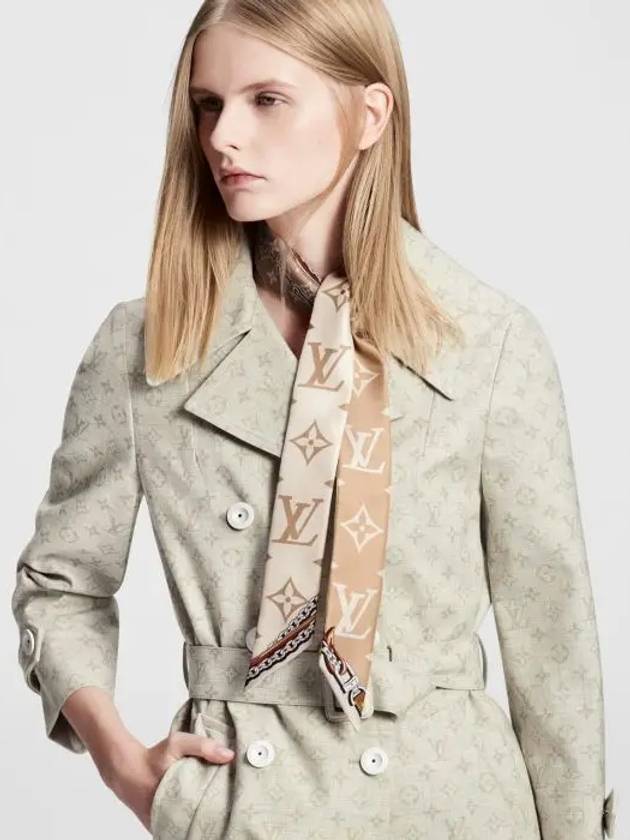 Ultimate Monogram BB Scarf Beige - LOUIS VUITTON - BALAAN 5