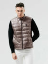 Golf tennis goose down zip-up padded vest beige - AVAVE - BALAAN 2