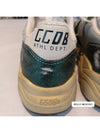 Running Logo Leather Low Top Sneakers Dark Green - GOLDEN GOOSE - BALAAN 9