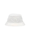 Logo Patch Bucket Hat White - STONE ISLAND - BALAAN 2