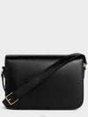 Classique Triomphe Shiny Calfskin Shoulder Bag Black - CELINE - BALAAN 6