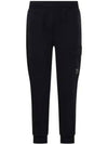 Diagonal Raised Fleece Cargo Track Pants Black - CP COMPANY - BALAAN 2