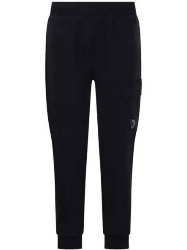 Diagonal Raised Fleece Cargo Track Pants Black - CP COMPANY - BALAAN 2