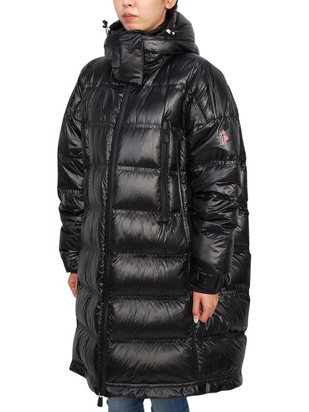 Women's Rochelair Long Down Padding Black - MONCLER - BALAAN 4