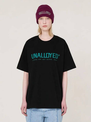 Logo T-Shirt Black - UNALLOYED - BALAAN 1