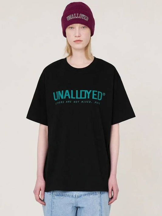Logo T-Shirt Black - UNALLOYED - BALAAN 1