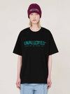 Logo Short Sleeve T-Shirt Black - UNALLOYED - BALAAN 1