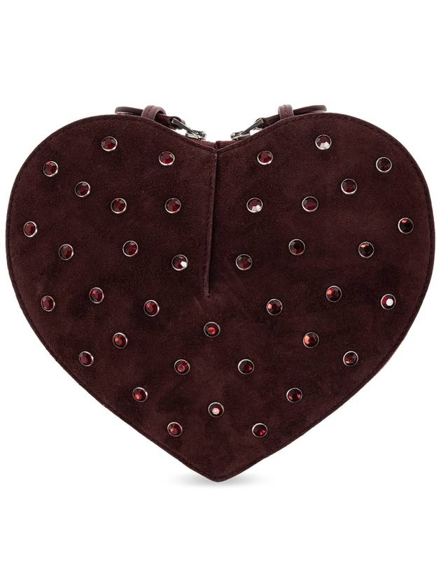 Alaïa Shoulder Bag Le Coeur, Women's, Burgundy - ALAIA - BALAAN 3