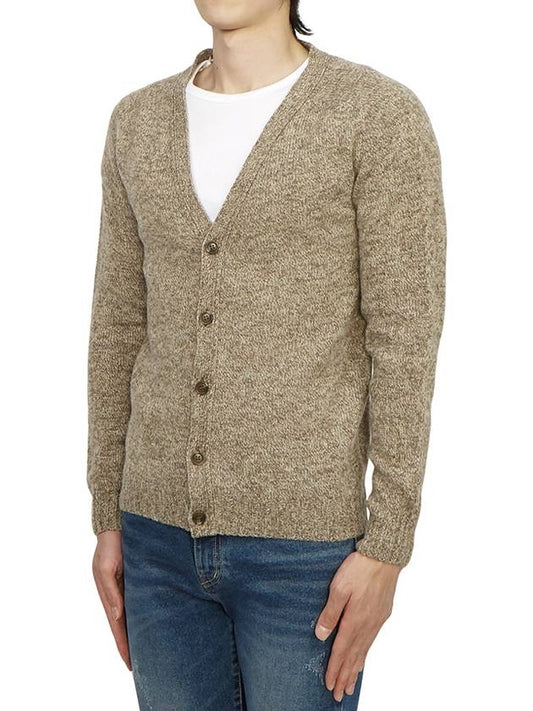 Men's Cardigan M3092 3V MUSHROOM - HARLEY OF SCOTLAND - BALAAN 2