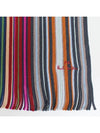 Spectrum Stripe Muffler Burgundy - PAUL SMITH - BALAAN 4