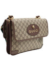 GG Supreme Canvas WEB Strap Neo Vintage Messenger Crossbody Bag 495654 - GUCCI - BALAAN 4