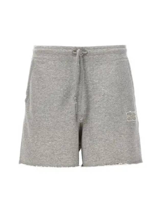 Isoli Logo Drawstring Shorts Grey - GANNI - BALAAN 2