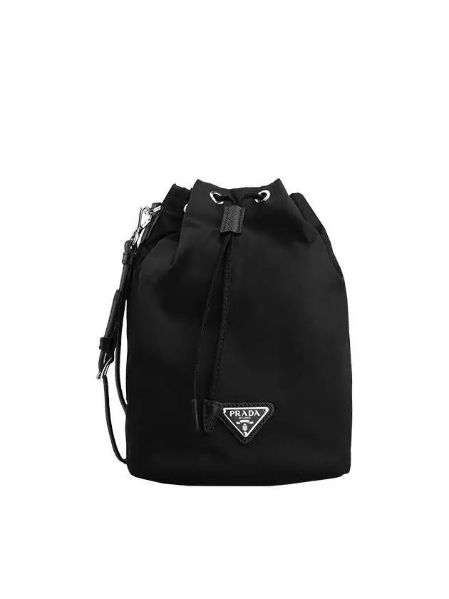 Re-Nylon Drawstring Pouch Black - PRADA - BALAAN 3