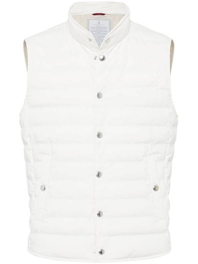 Down Vest Off White - BRUNELLO CUCINELLI - BALAAN 2