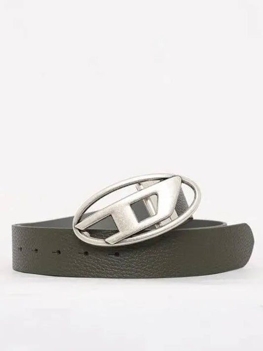 1DR Reversible Logo Leather Belt Black - DIESEL - BALAAN 2