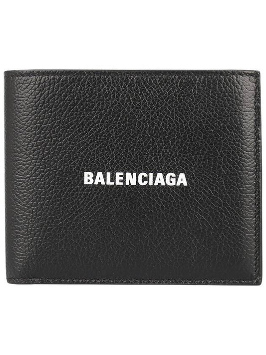 Cash Square Folded Wallet Black - BALENCIAGA - BALAAN 2