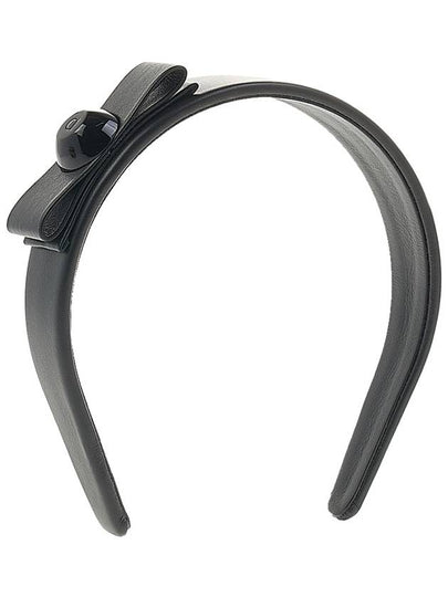 Women's Vara Bow Hairband Black - SALVATORE FERRAGAMO - BALAAN 2