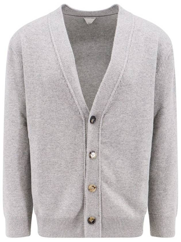 Classic Cashmere Cardigan Grey - BOTTEGA VENETA - BALAAN 2