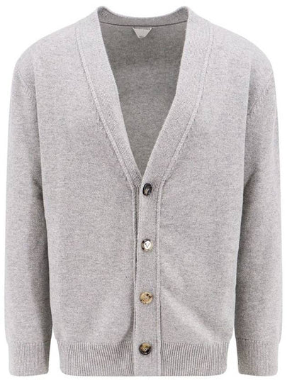 Classic Cashmere Cardigan Grey - BOTTEGA VENETA - BALAAN 2